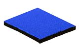 PD neopreen 3.2 mm zwart met blauwe silipur top